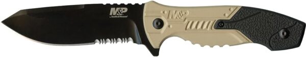 Smith & Wesson M&P Clip Point Fixed Blade Knife, Serrated