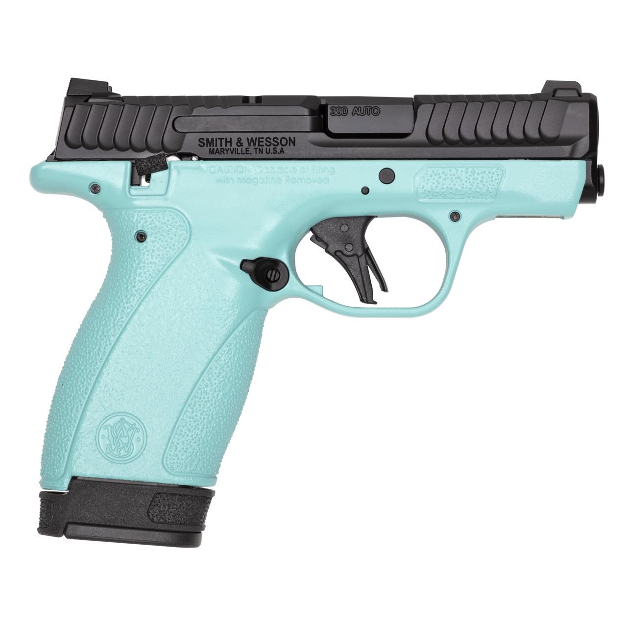 Smith & Wesson M&P Bodyguard 2.0 Pistol, .380 Auto, Robin's Egg Blue - Smith & Wesson / S&W