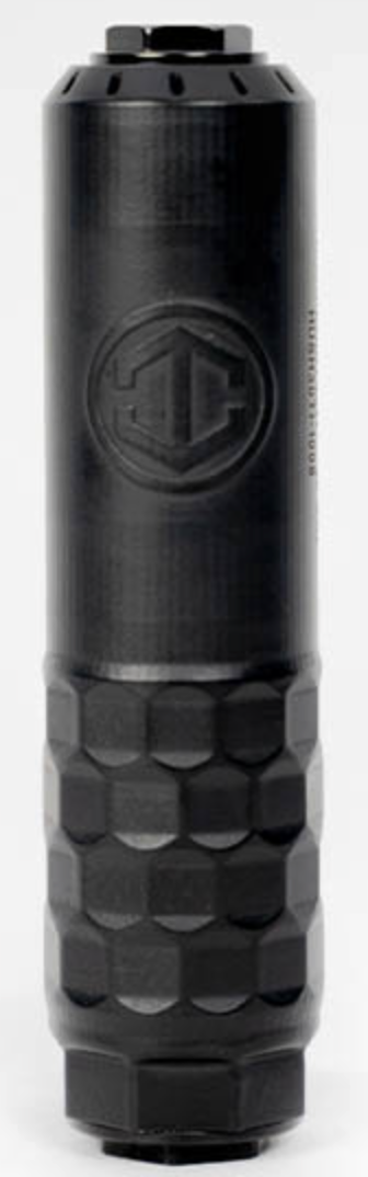 HUSH-POINT 30 SUPPRESSOR .30 CAL TITANIUM FLOW-THRU, DT/HUB, 1/2X28 & 5/8X24 CAPS INCLUDED