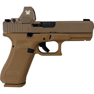 G19X V 9MM 4.02''BBL 1-17RD/2-19RD MAG FDE W/VORTEX DEFENDER