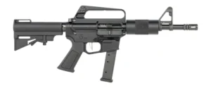 DPMS KITTY KAT G9 9MM PISTOL 8" A1 SLICK SIDE TUBE, CAR BRACE 1-33RD GLOCK MAG