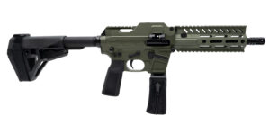 Freedom Ordnance FM-9D 9mm Belt-Fed AR Pistol, 8-Inch, OD Green