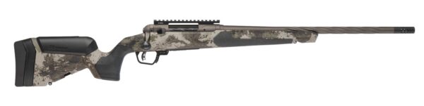 Savage Arms 32578 110 Core Hunter Pro 30-06 Springfield 3+1 20" Spiral Fluted Barrel, Savage Woodland Camo AccuStock w/AccuFit V2 Synthetic Stock, Right Hand