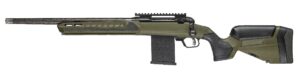Savage Arms 32944 110 UltraLite Predator 6.5 Creedmoor 10+1 18" Carbon Fiber Barrel, Arca Rail Forend, Hunter Green AccuStock w/AccuFit V2 Synthetic Stock, Left Hand