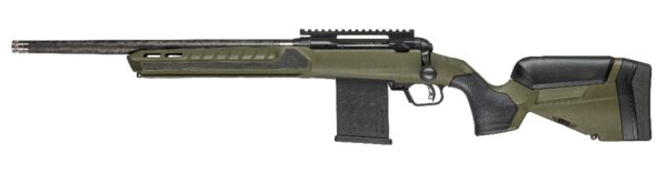 Savage Arms 32944 110 UltraLite Predator 6.5 Creedmoor 10+1 18" Carbon Fiber Barrel, Arca Rail Forend, Hunter Green AccuStock w/AccuFit V2 Synthetic Stock, Left Hand