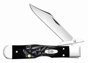 Case Cheetah Cub Pocket Knife, Rough Black Jigged Synthetic