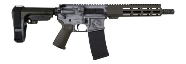 Shark Coast Tactical Bomber 5.56 NATO AR Pistol, 10.5-Inch, SBA3 Brace