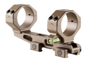 RPM BC-34150-FDE Bravo 34mm Cantilever Mount with Co-Linear Bubble Level, FDE