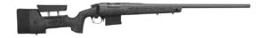Bergara Rifles BPR20-25CM Premier HMR Pro 25 Creedmoor 5+1 24" Tactical Gray Cerakote Threaded Barrel, Tactical Gray Cerakote Drilled & Tapped Stainless Steel Receiver, Mini Chassis w/Adj Cheek & LOP