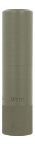 Fletcher Rifle Works PERM9TIODG Permian 9mm 1.62" OD Green Titanium 1.375"x24