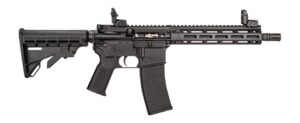 Tippmann Arms A101151 M4-22 Pro SBR 22 LR 25+1 11" Black Parkerized Threaded Barrel, Matte Black Aluminum Receiver w/Picatinny Rail, M-LOK Handguard, Black Adjustable Polymer Stock, Black Gen2 Grip