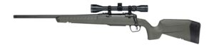 Savage Arms 33194 Axis 2 XP 30-06 Springfield 4+1 20" Matte Black Carbon Steel Threaded Barrel & Drilled & Tapped Receiver, OD Green Synthetic Fixed w/Pistol Grip Stock, 3-9x40mm Duplex Scope, Left Ha