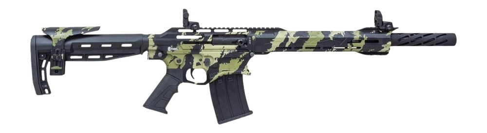 Citadel Boss-25 12 Gauge AR-Style Semi-Auto Shotgun, 18.75-Inch, Vector Green Camo