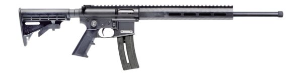 Mountain Billy Gun Lab MBGL-GOAT15-TB-1-HC Goat-15 Helium 22 LR 10+1 16" Black Threaded Barrel, Black Polymer Receiver w/Picatinny Rail, M-LOK Handguard, Black Adj 7 Position Polymer Buttstock, Black