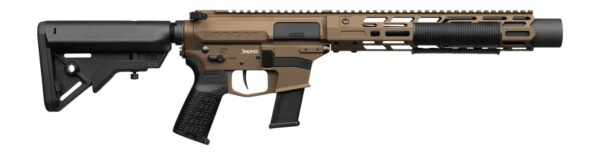 CMMG ZEROED Banshee MkG 45 ACP SBR, Suppressed, Midnight Bronze
