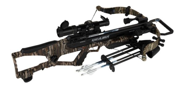 Excalibur RevX TD Crossbow Package with Scope and Case, Bottomland Camo