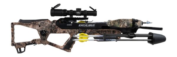 Excalibur RevX Crossbow Package, Mossy Oak DNA Camo, 400 FPS