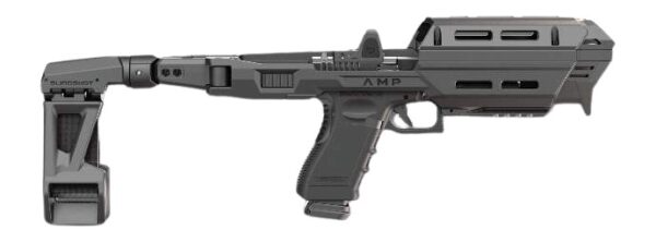 FAB Defense AMP Conversion Kit with Brace for Glock 17/19, Black