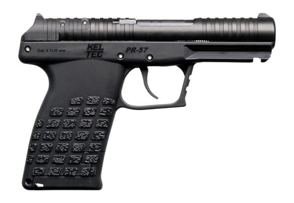 Kel-Tec PR57BLK10 PR-5.7 Compact 5.7x28mm 10+1 4.64" Stainless Rotary Barrel, Black Oxide Steel Optic Ready/Serrated Slide, Black Polymer Frame w/Accessory Rail, Textured Grip