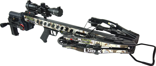 Killer Instinct Logix DC Crossbow Kit with Rapid Draw Crank, 435 FPS