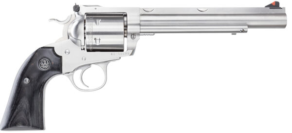 Ruger 0862 Super Blackhawk Hunter Large Frame 44 Rem Mag/44 Special 6rd 7.50" Satin Stainless w/Integral Mount Barrel, Cylinder & Frame, Bisley Black Laminate Grip, Transfer Bar Safety