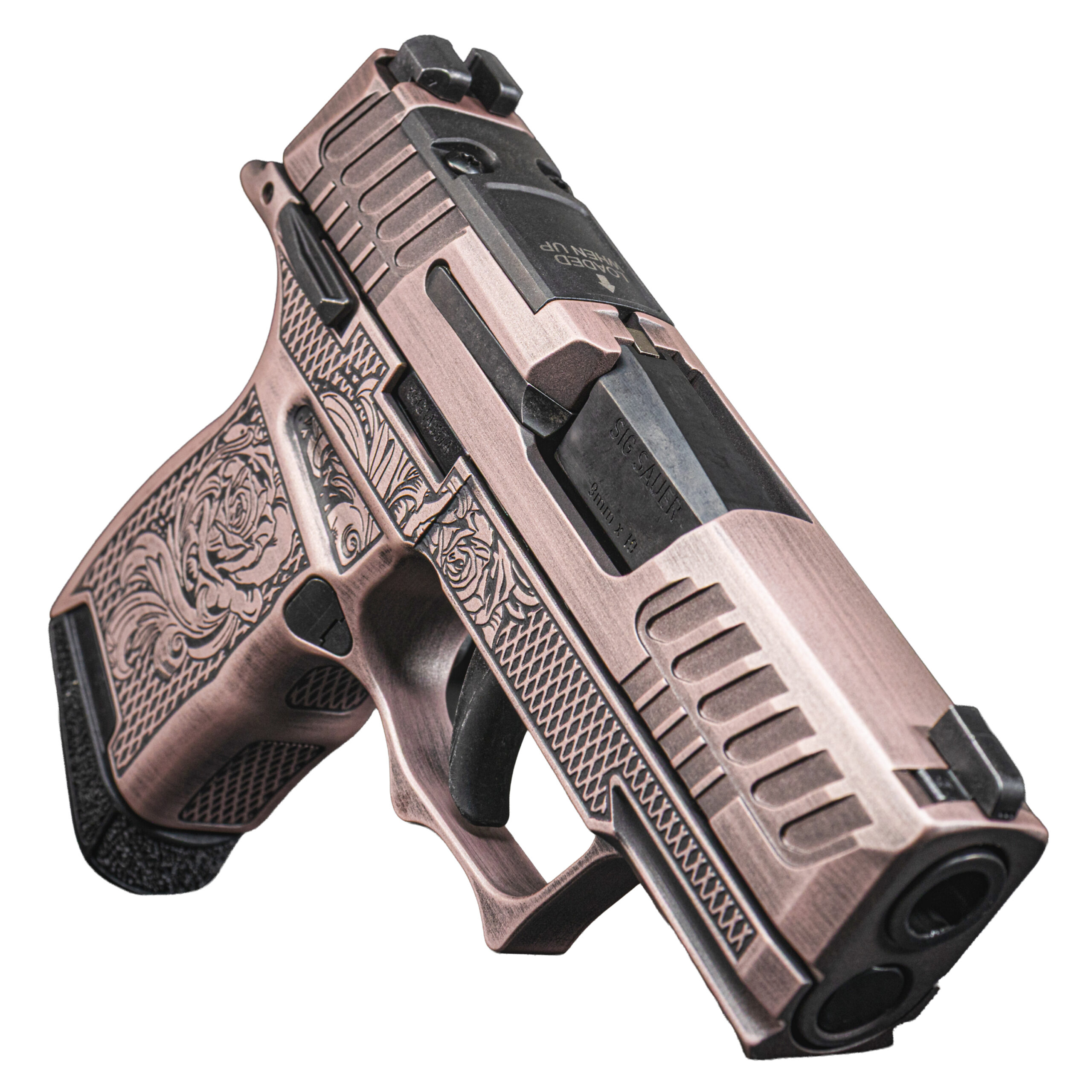 Shark Coast Tactical Cali-365 Rose 9mm Pistol, 10-Round - Shark Coast Tactical