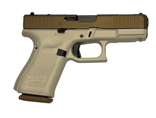GLOCK G19 V PORTED 9MM 15RD OR SHARK COAST TAC NAPPSTIRR PV1959203PTNAP CAMFOUR EXCLUSIVE