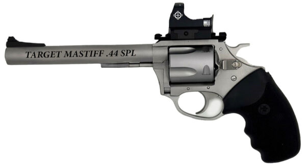 Charter Arms Target Mastiff .44 Special Revolver, 6-Inch Stainless, Sightmark Optic, 5-Round, Shooter's Model