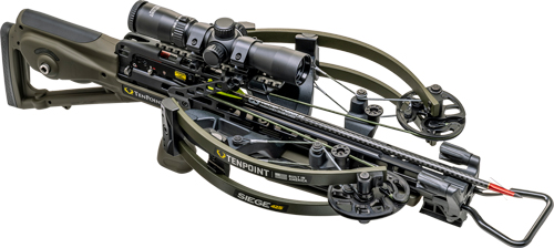 TenPoint Siege 425 Crossbow Package, Moss Green