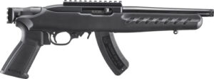 RUGER 22 CHARGER 22LR 8" - W/RAIL THREADE BLACK