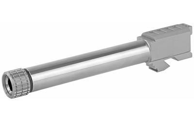 Grey Ghost Precision GGP-17 Threaded Match Grade Barrel for Glock 17, Non-Coated Stainless