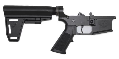 Great Lakes Firearms Complete AR-15 Pistol Lower Receiver with Brace, Black
