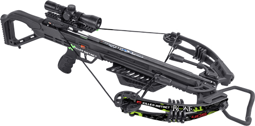 Killer Instinct Bone Collector Crossbow Kit with Scope, 405 FPS