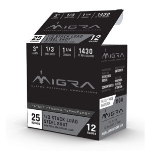 MIGRA STAXD STEEL 12GA 3 1.25OZ #1-3 25/10