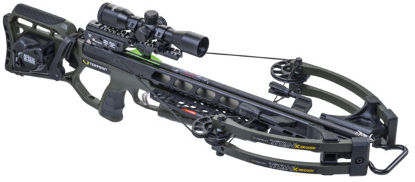 TenPoint Titan X De-Cock Crossbow, Mossy Oak Bottomland, 400 FPS