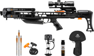 Mission SUB-1 Crossbow Package, 385 FPS, Adjustable Draw Weight, Black - view 2