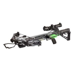 Carbon Express Axe 400 Crossbow with Scope, Quiver & Bolts
