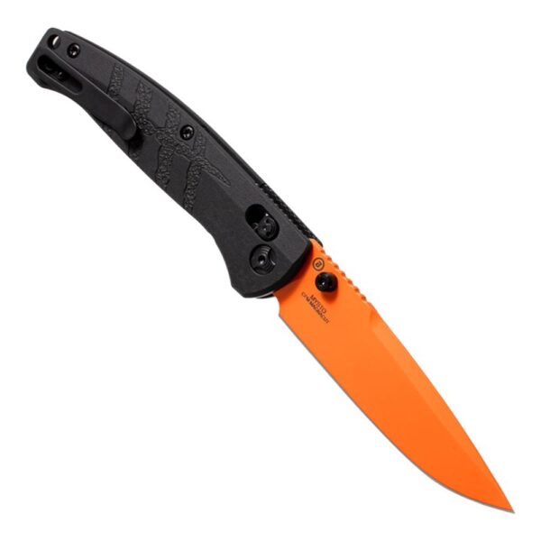 Hogue Mysto Folding Knife 3.4-inch MagnaCut Orange Cerakote, Black Diamond Richlite
