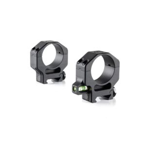 RPM CLR-34125 Precision 34mm High Scope Rings with Co-Linear Bubble Level