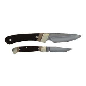 Old Timer Fixed Blade and Folding Knife Combo, 2-Piece