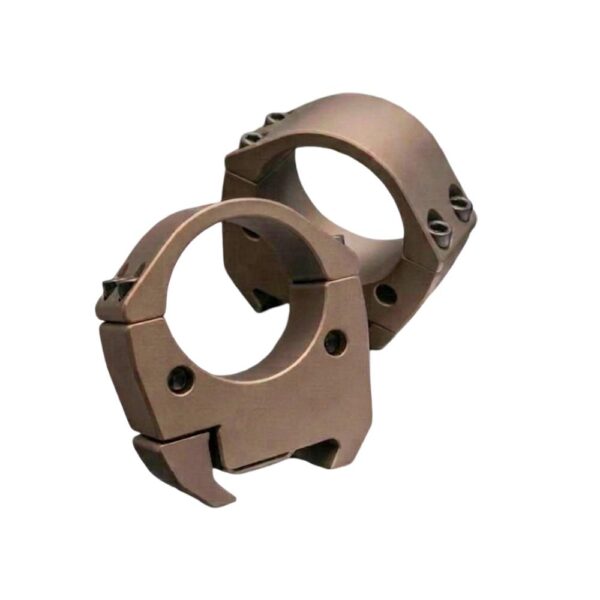 Talley Modern Sporting Scope Rings, 30mm Tube, Medium Height, FDE