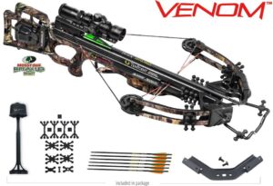 TenPoint Venom Crossbow Package with AcuDraw 50 and RangeMaster Pro Scope, Mossy Oak Breakup Infinity