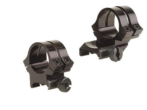 Weaver Quad Lock Detachable Scope Rings 1" High Extension - Black