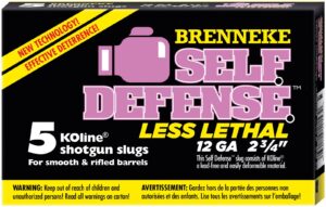 BRENNEKE SELF DEFENSE LESS LETHEL LEAD FREE SABOT 12GA 2.75 IN 1/3 OZ 5-RD