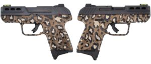 RUGER SECURITY 380ACP LEOPARD PRINT PSTL 3.42"BBL BLK 2-10RD MAGS