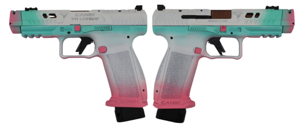 Canik TTI Combat 9mm Pistol, Smoke Tropical