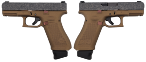 Glock 19X V Cabeza de Cobre 9mm Pistol, 4-Inch, Bronze/Digi