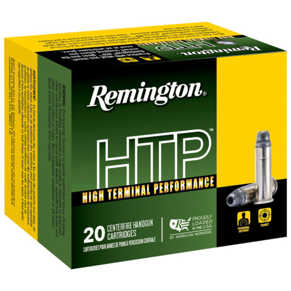 Remington High Terminal Performance .38 Special +P 125gr SJHP Ammo, 20-Round Box