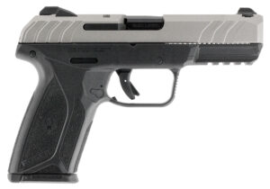Ruger Security-9 9mm Pistol, 4-Inch Blued Barrel, Silver Cerakote Slide, 15+1, Sports South Exclusive
