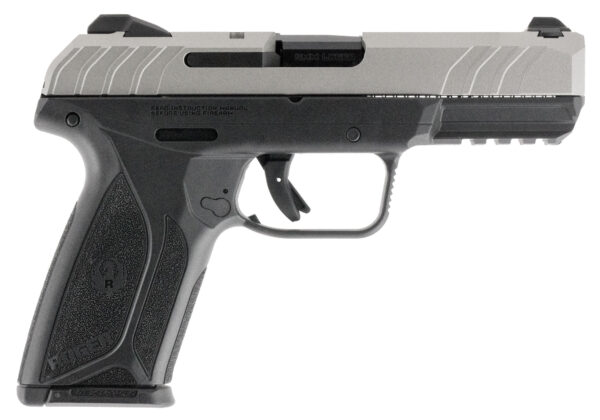 Ruger Security-9 9mm Pistol, 4-Inch Blued Barrel, Silver Cerakote Slide, 15+1, Sports South Exclusive